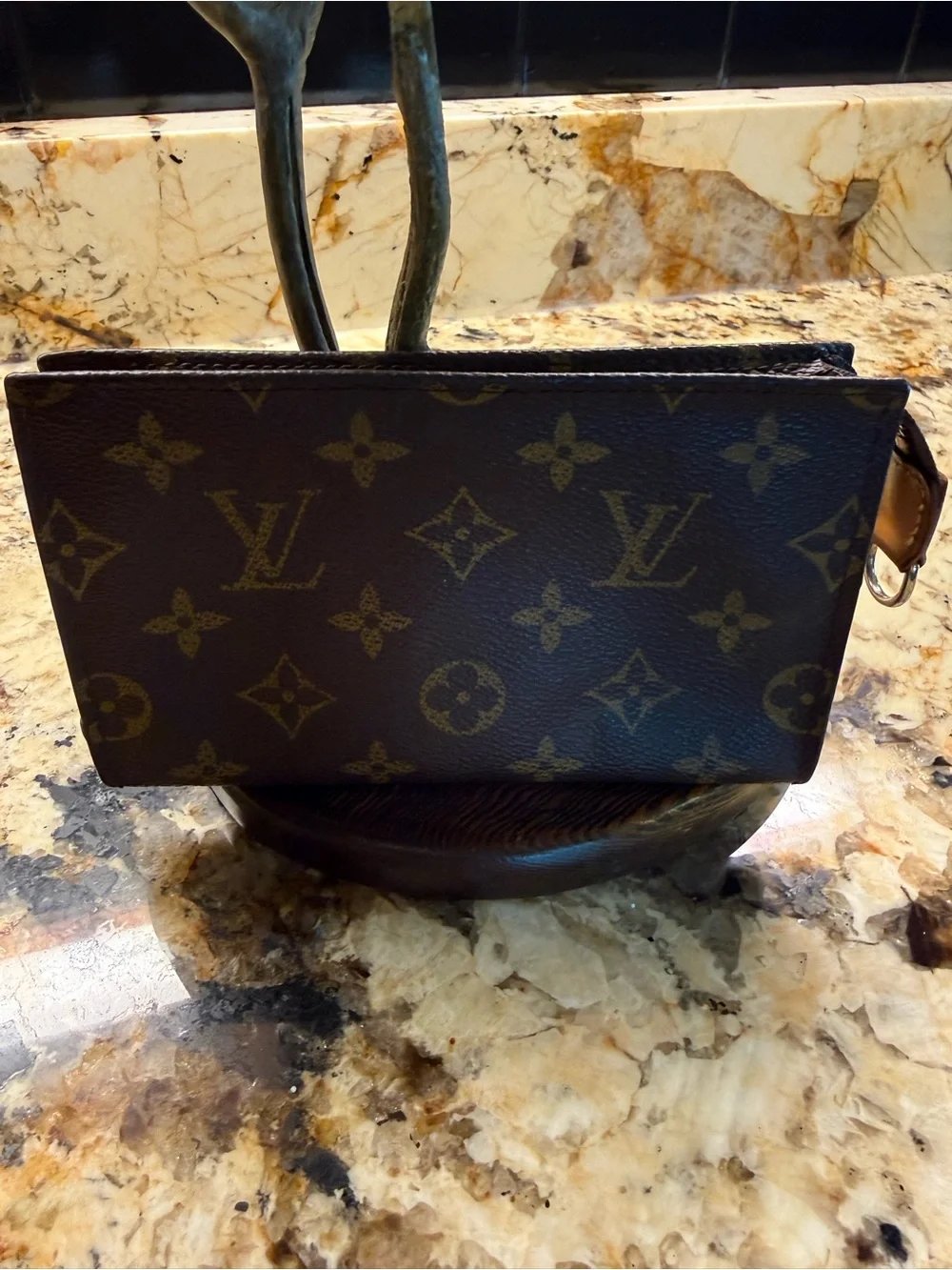 Louis Vuitton Authentic Monogram Canvas Pouch early 2000s